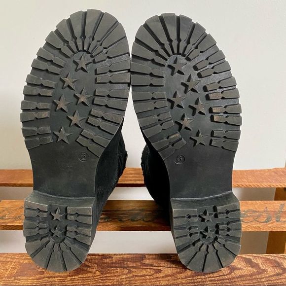 Bjorndal Aspen Black Suede Leather Ankle Boots Women’s 6 - Picture 9 of 11